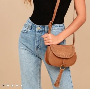 Boon Brown Suede Leather Purse